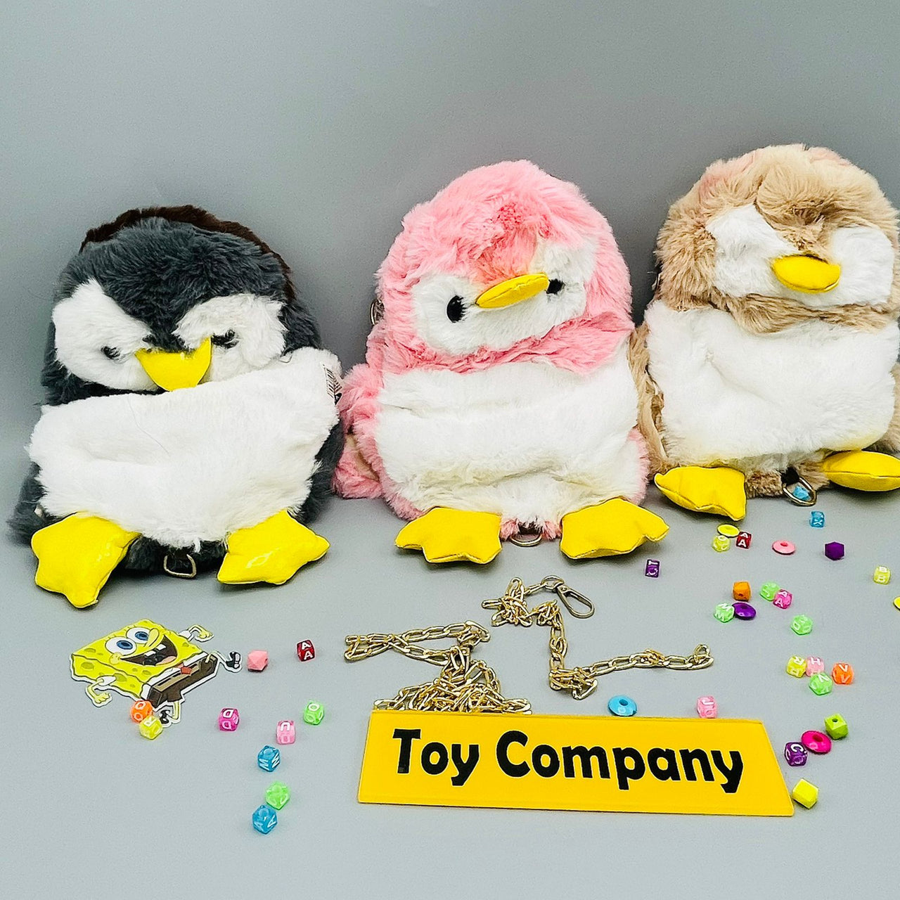 Cute Penguin Soft Small Bagpack