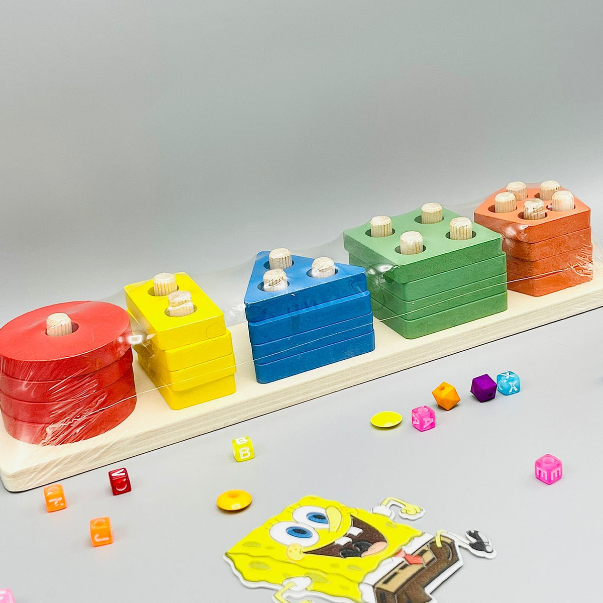Wooden Sorting & Stacking Shape Sorter