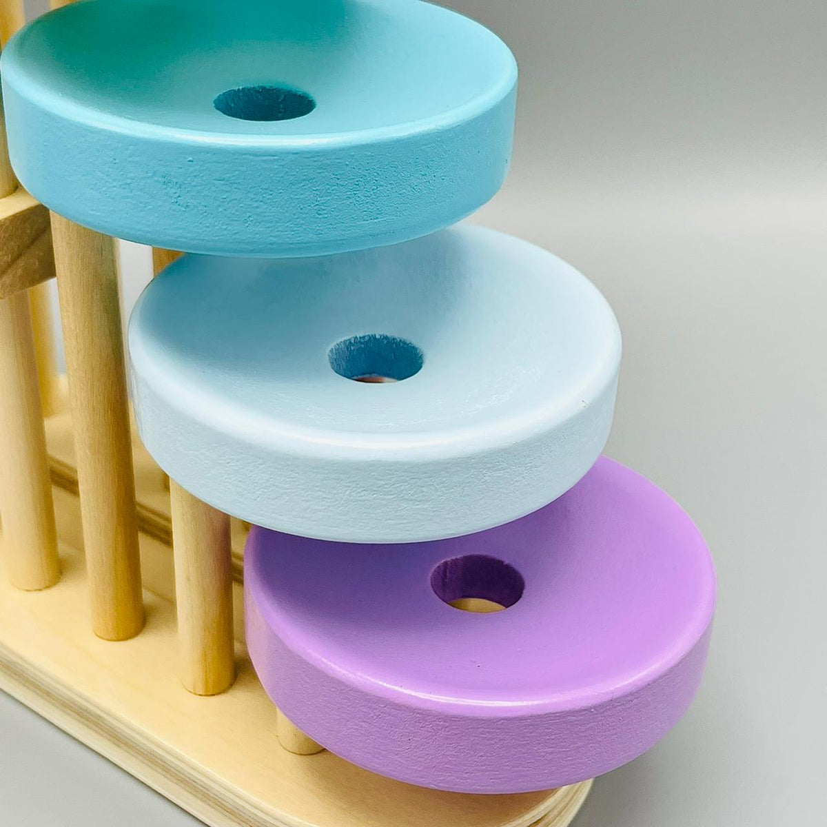 Montessori Wooden Toy Ball Waterfall