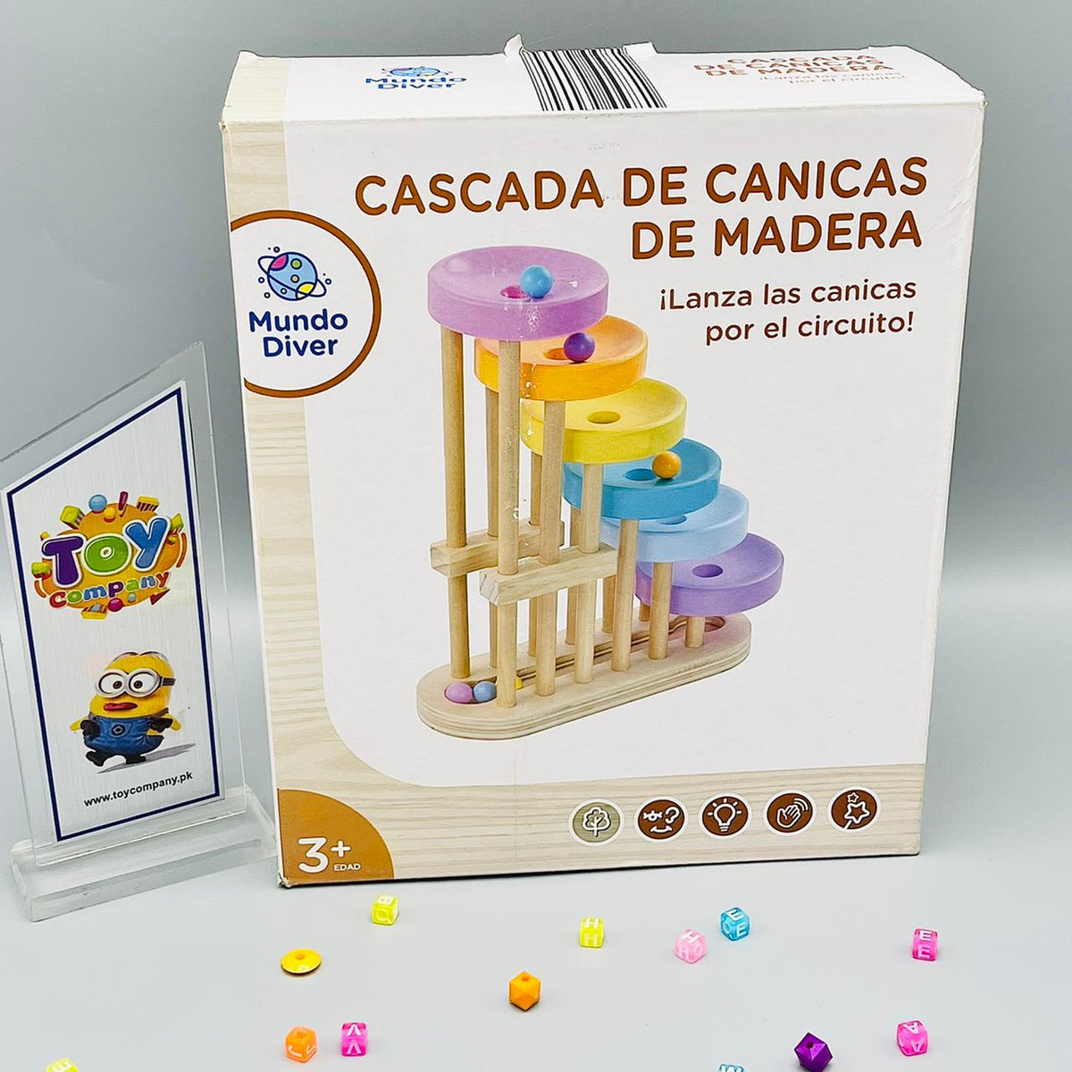 Montessori Wooden Toy Ball Waterfall