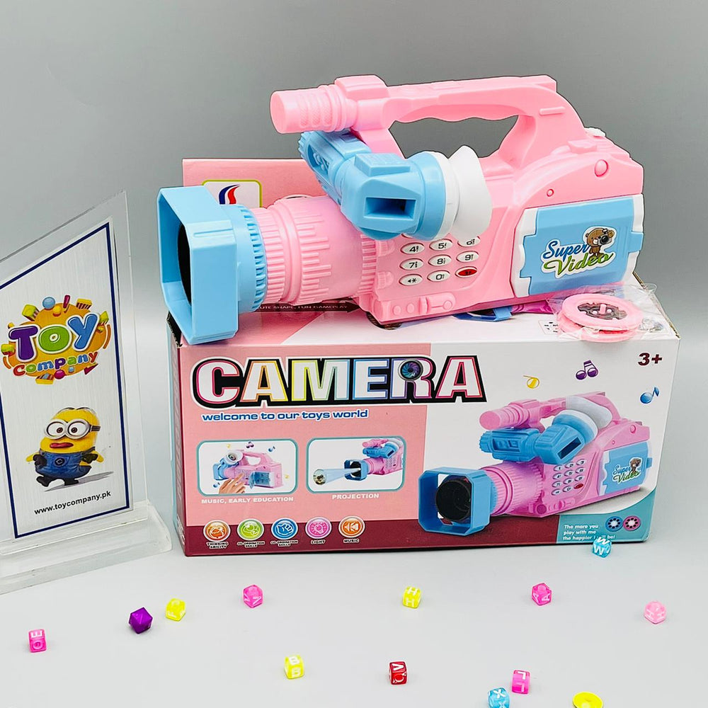 Creative Music Video Projection Simulation Camera