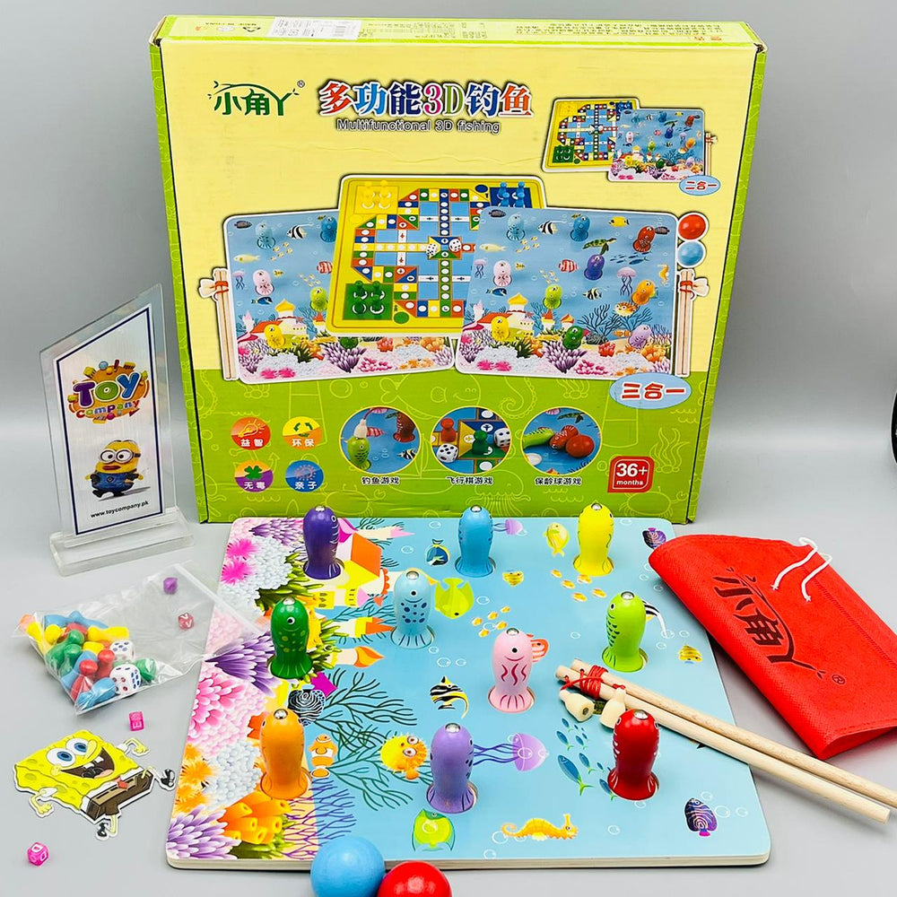 Multifunctional 3D Fishing Game
