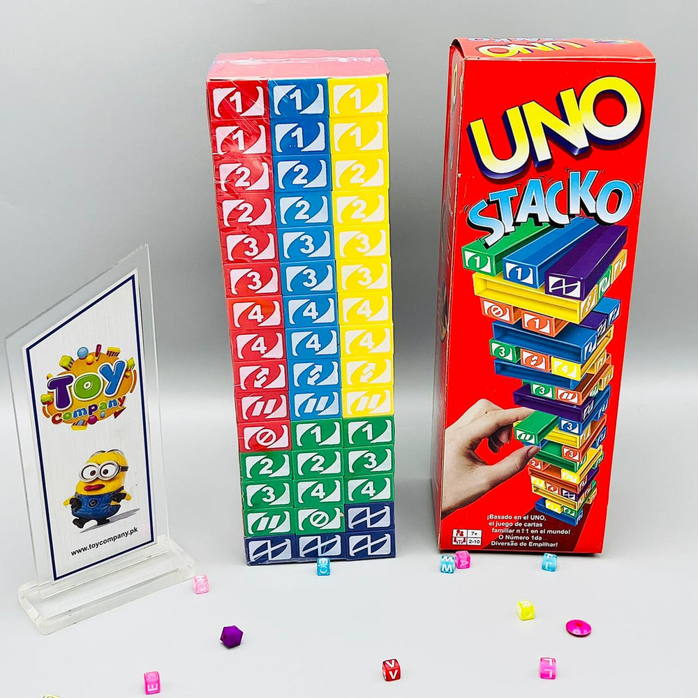 Mattel UNO Stacko Game - For Kids & Family