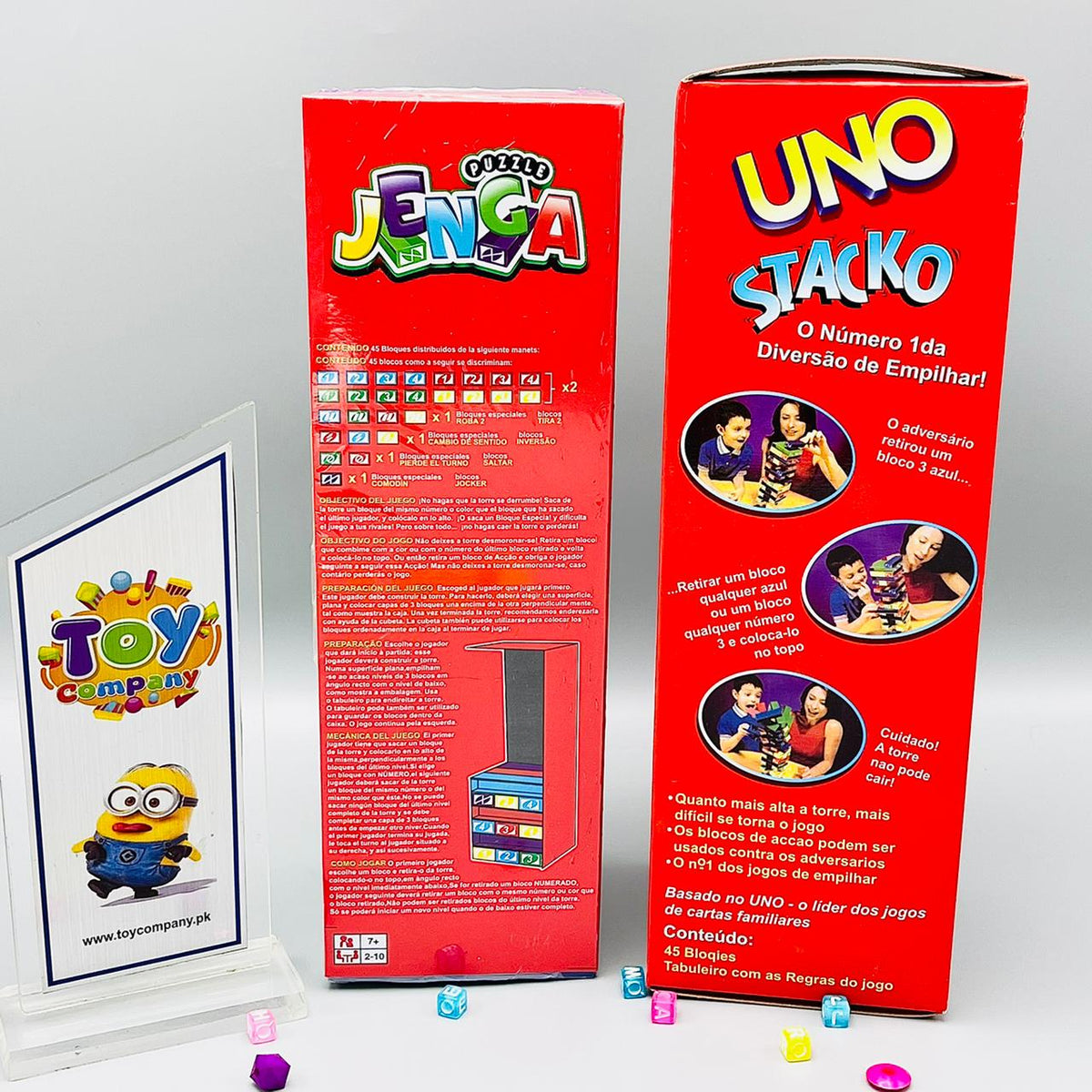 Mattel UNO Stacko Game - For Kids & Family