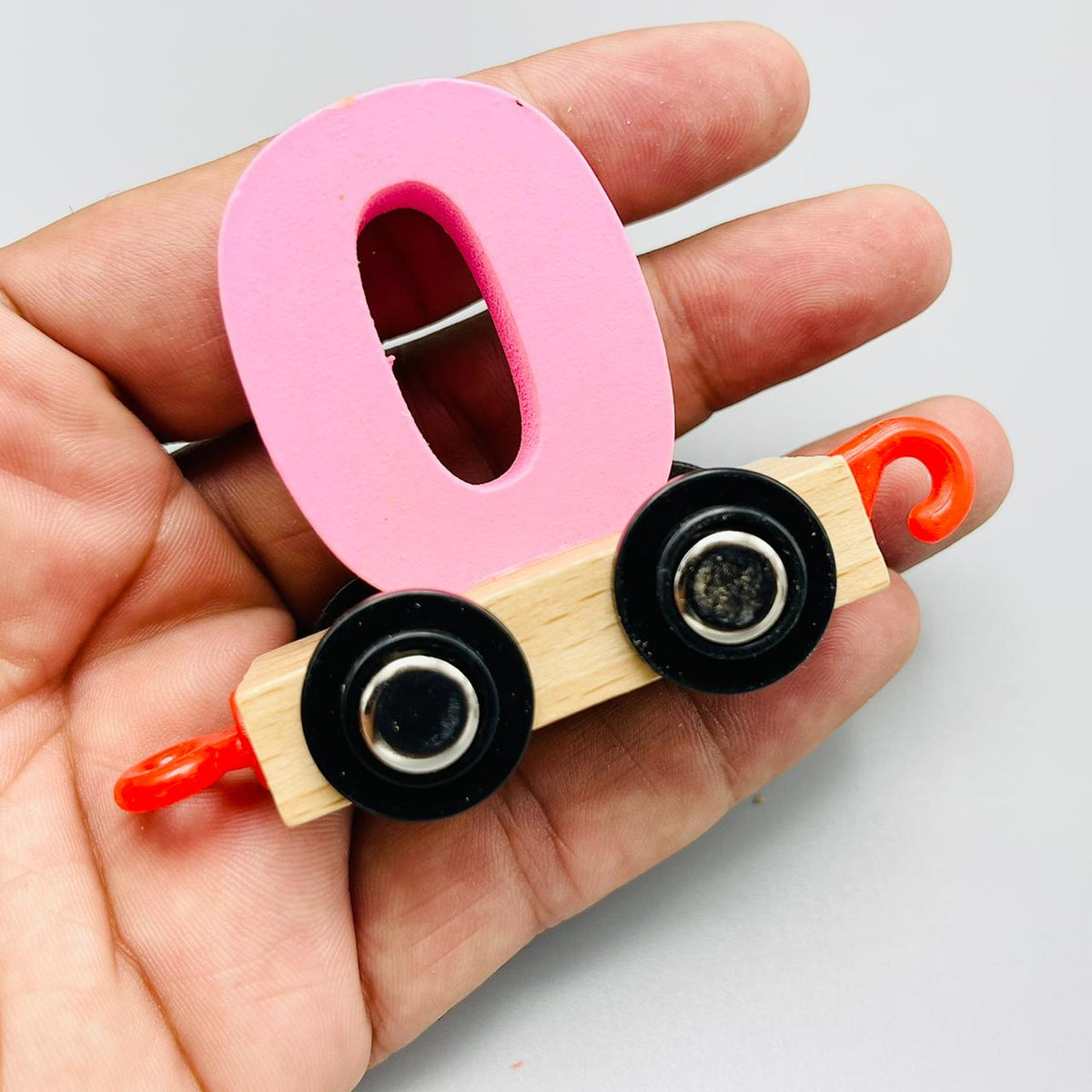 Wooden Digital Toy Train Set - For Kids Toddler