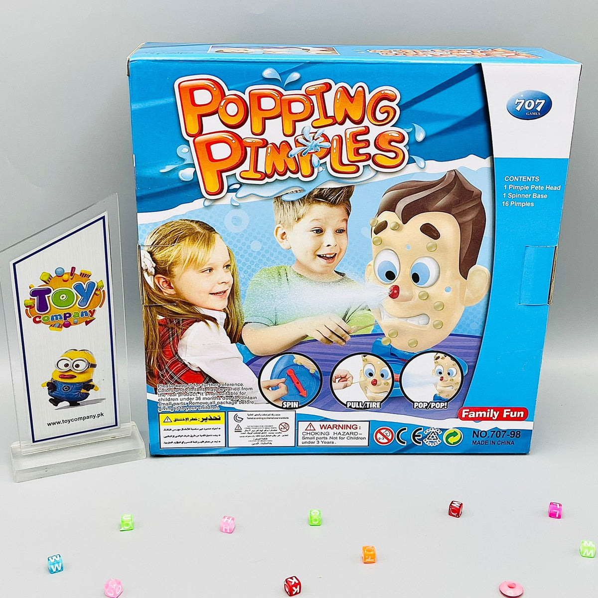 Simulate Face Shape Squeeze Acne Toy Popping Pimple