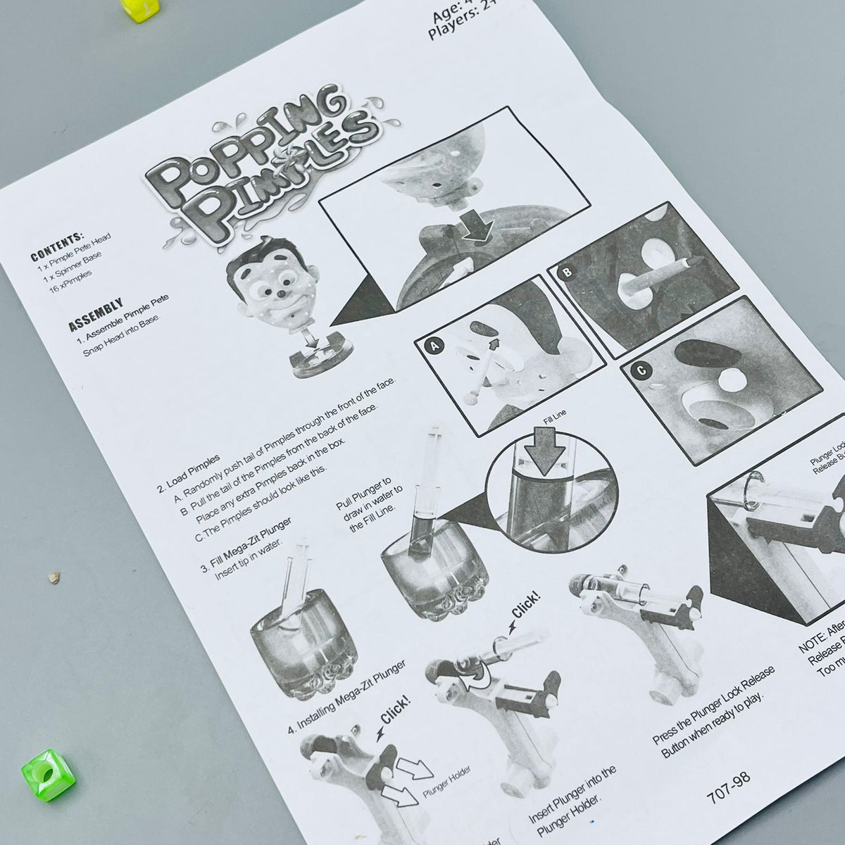 Simulate Face Shape Squeeze Acne Toy Popping Pimple
