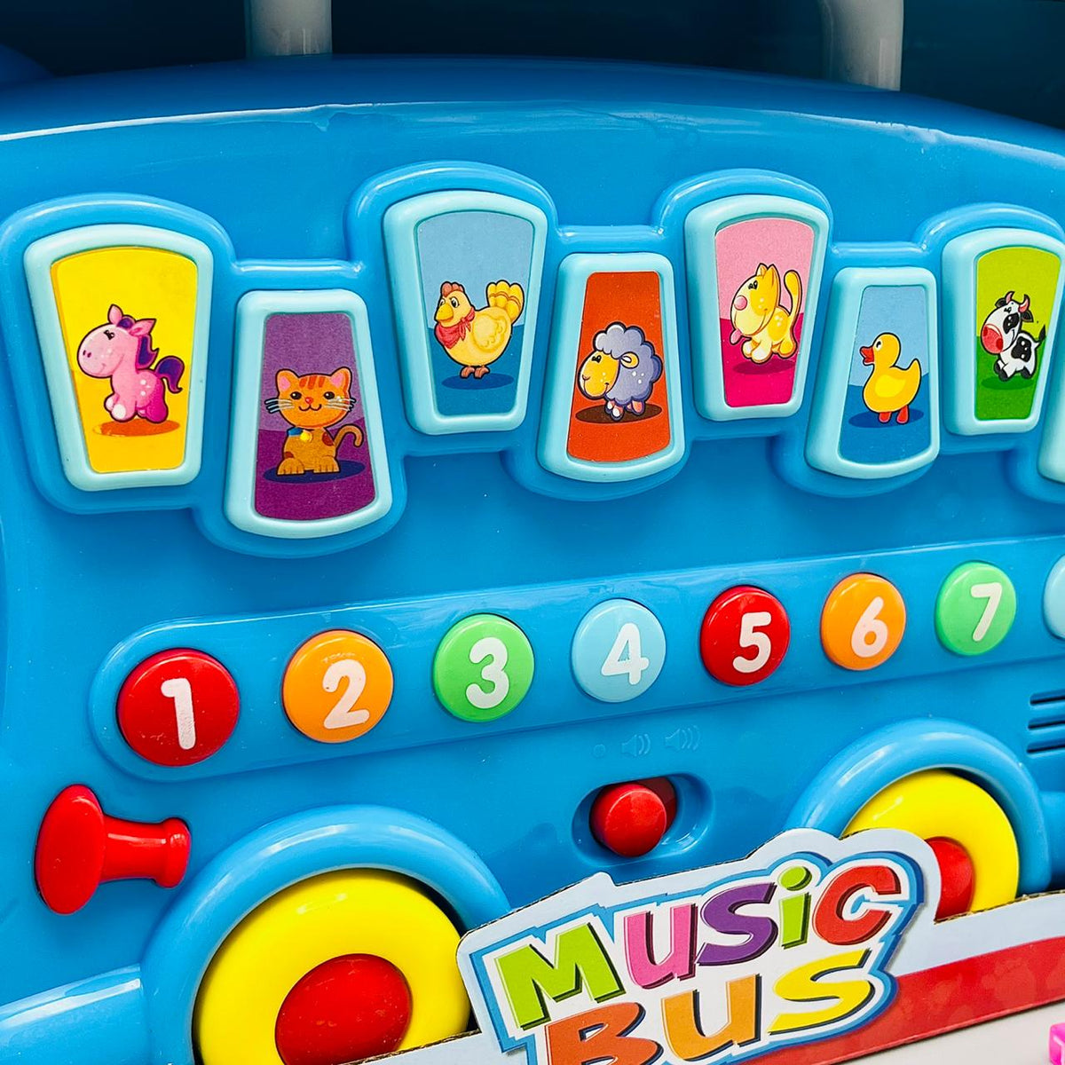 Magical Musical Animal Toy Bus - For Kids