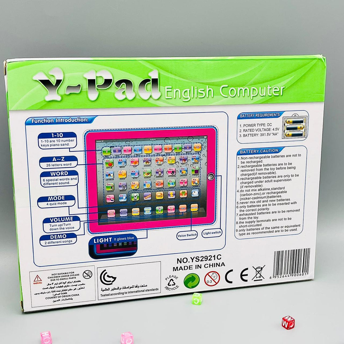Multi function Touch Learning Tablet