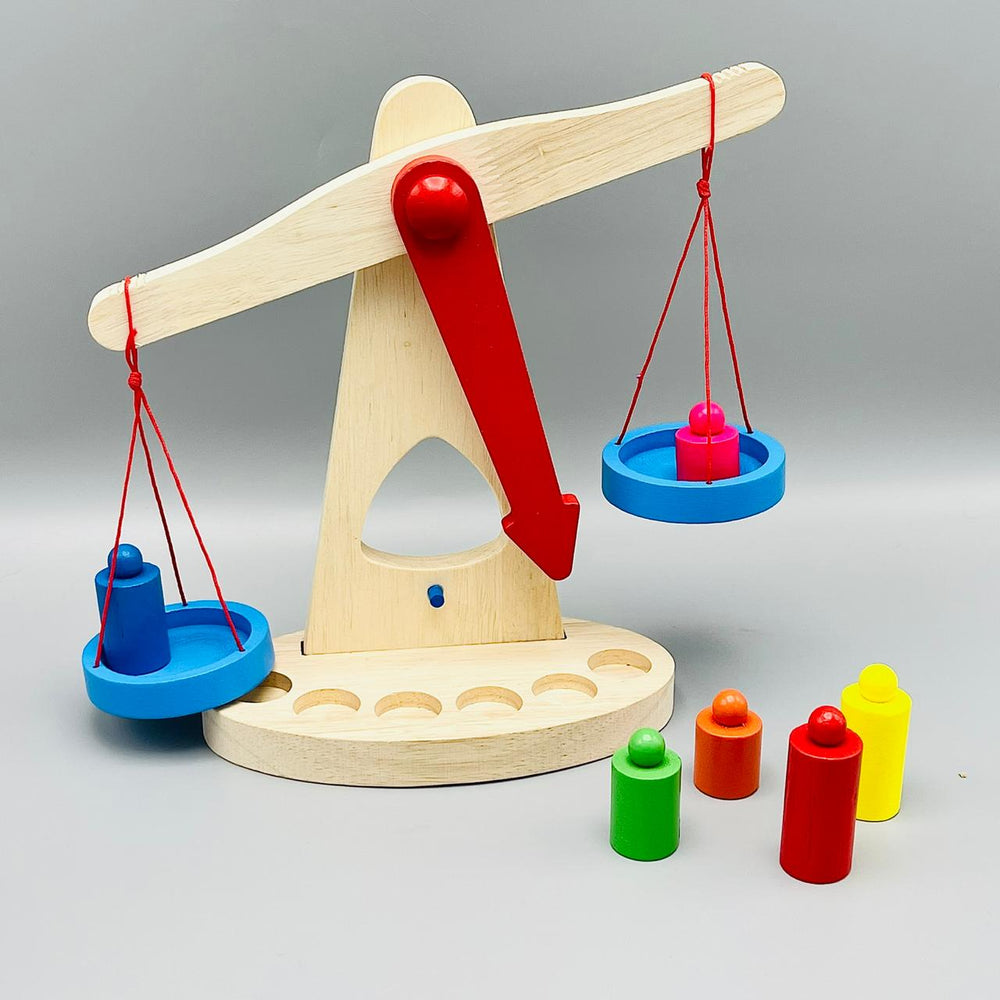 Montessori Wooden Balance Beam Scale