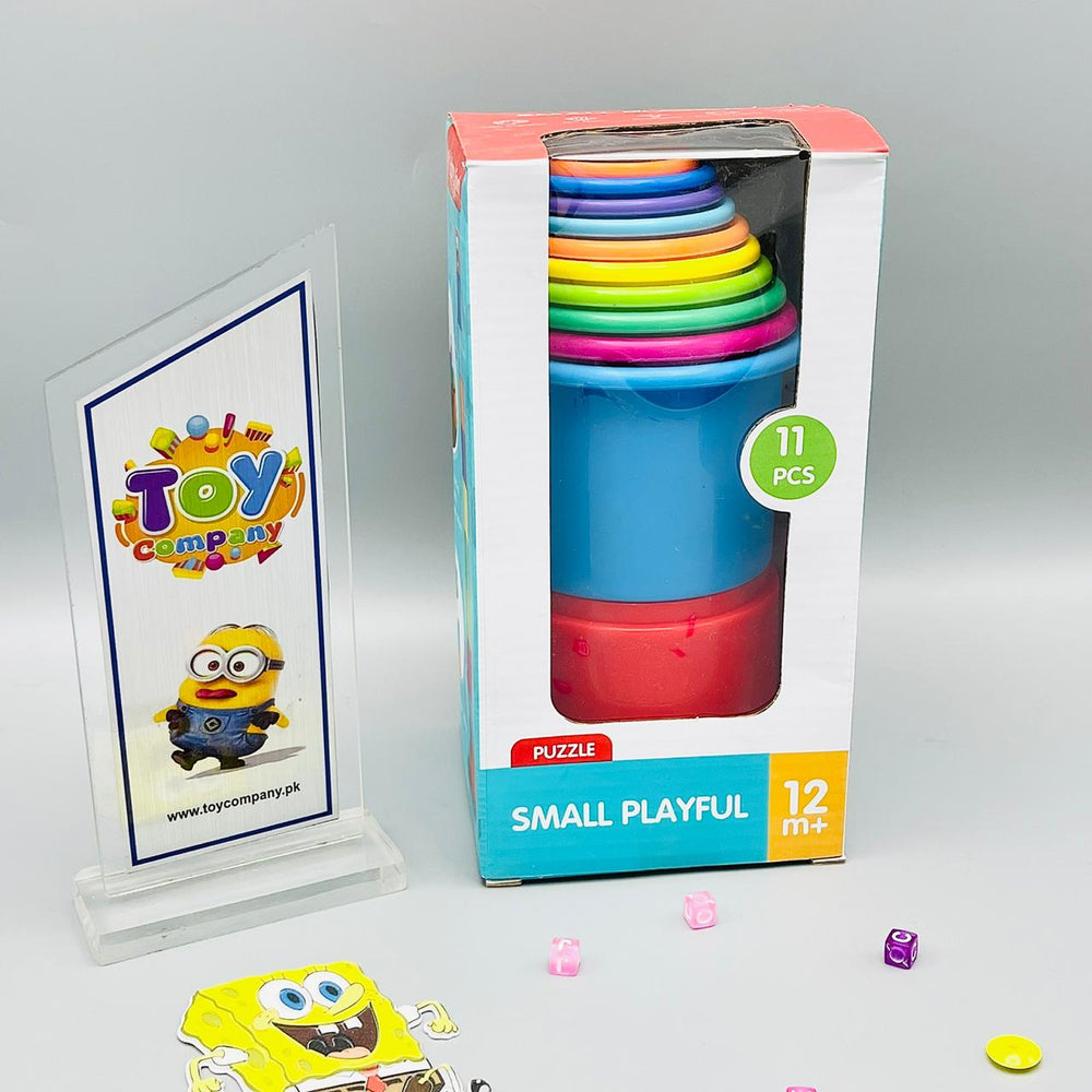 Stacking Cups Towers Pyramid - 11PCS