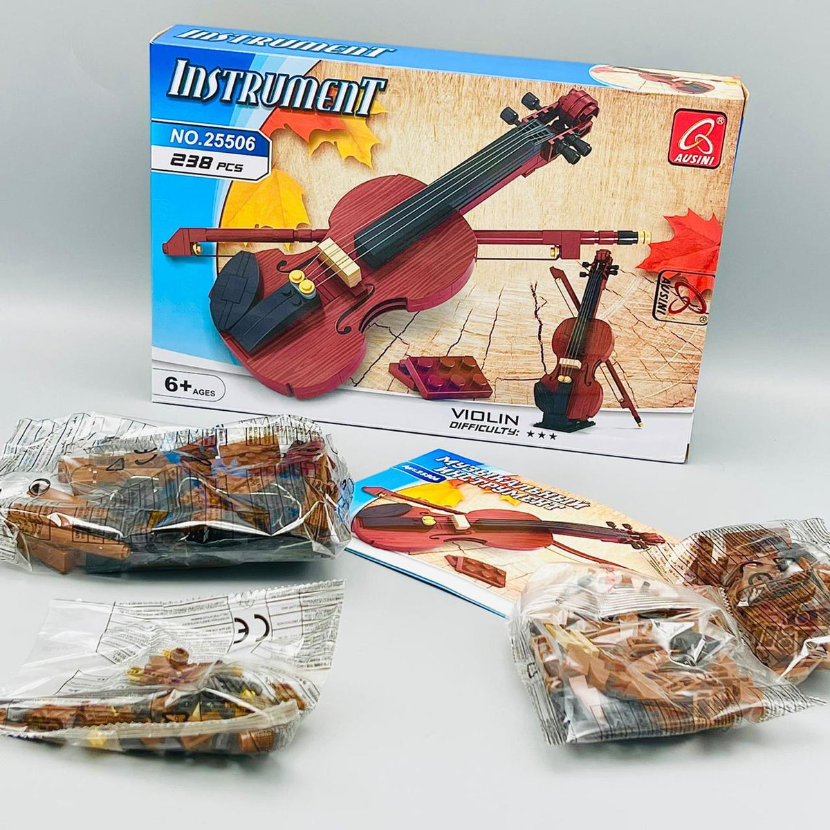 Musical Instruments Plastic Violin Building Blocks
