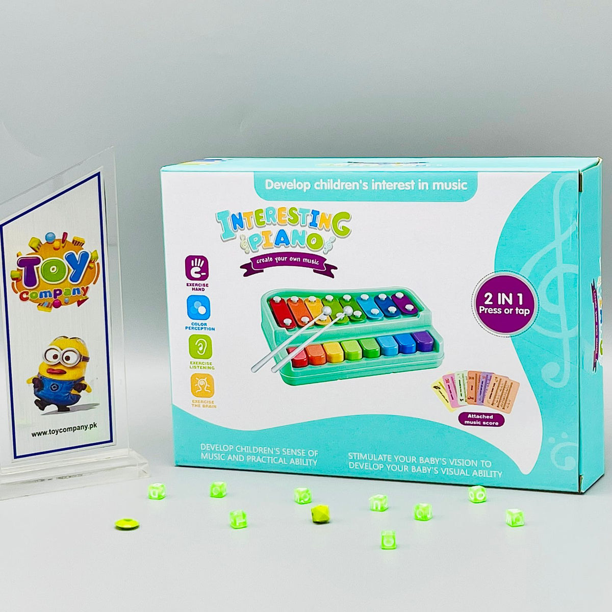 2 in 1 Xylophone Musical Instrument