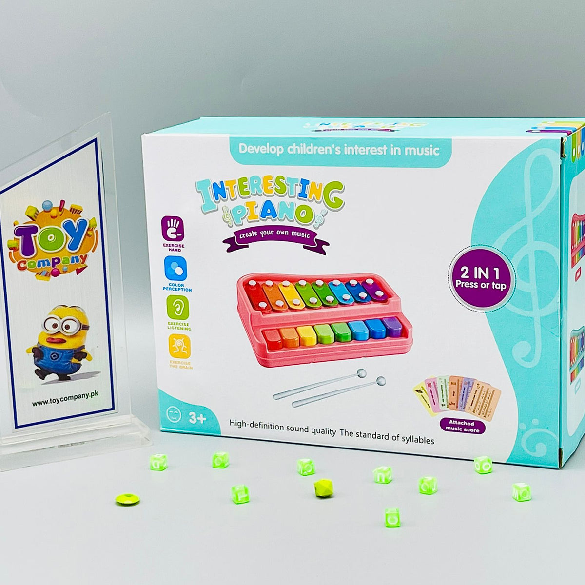 2 in 1 Xylophone Musical Instrument