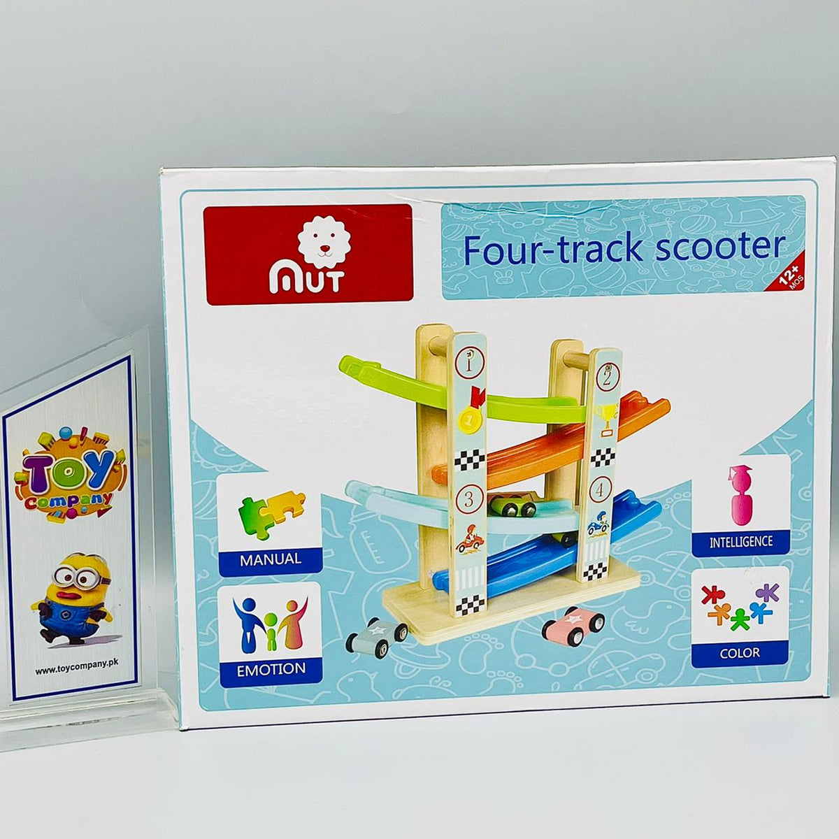 Four Track Wooden Play Set