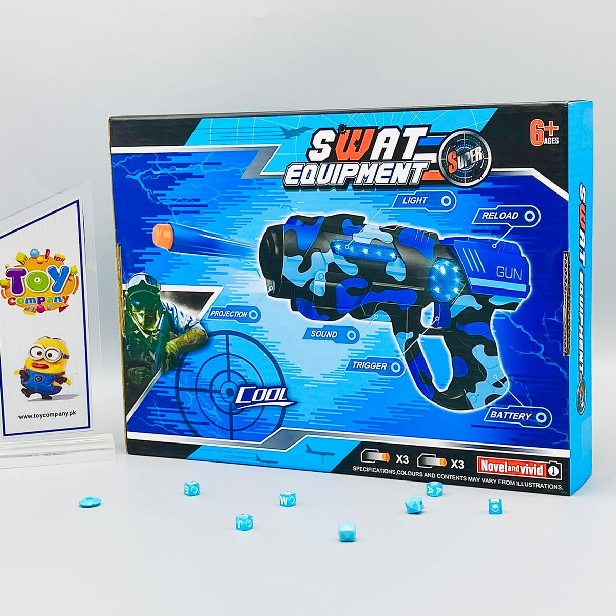 SWAT Equipment Soft Bullet Nerf Gun