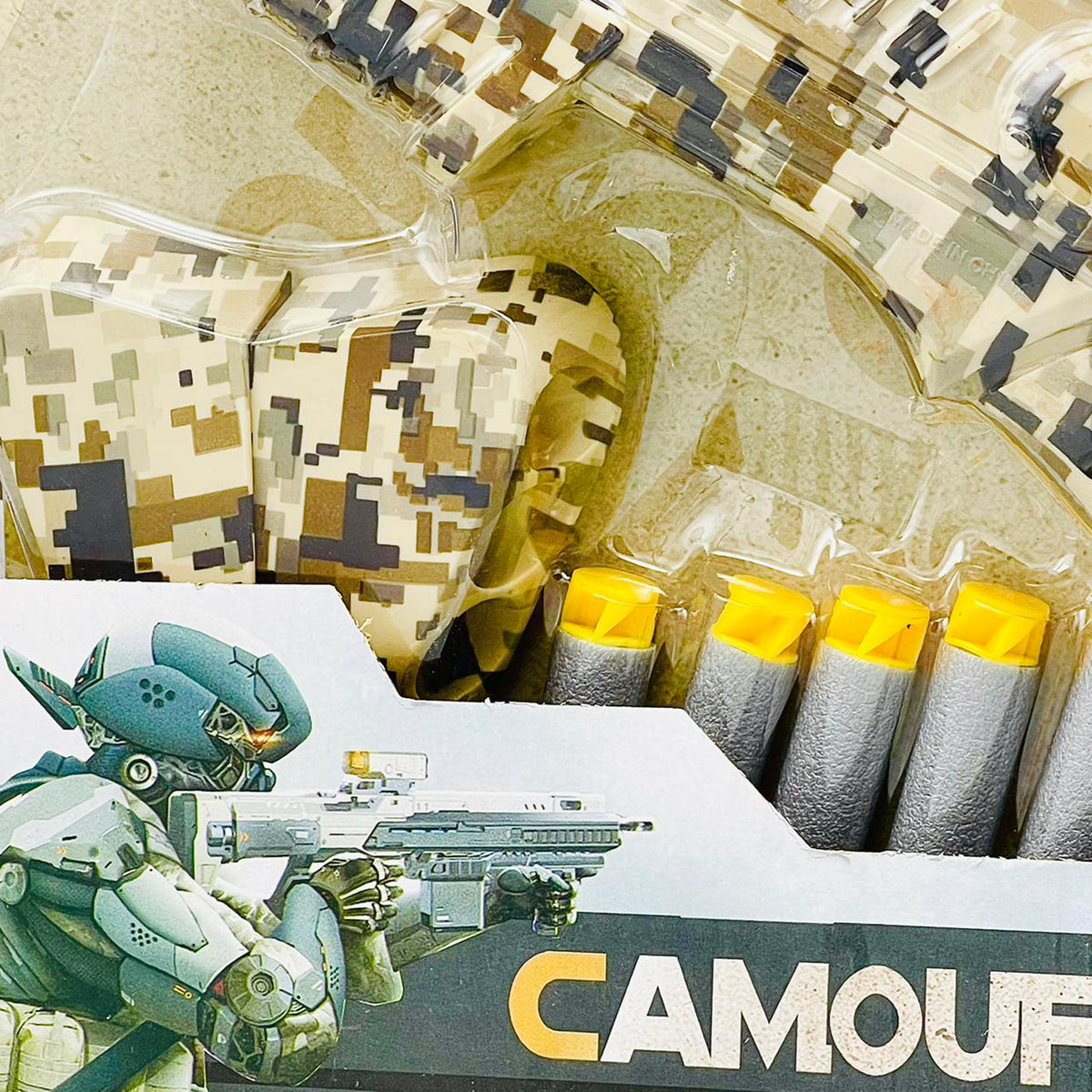 Comuflage Army Soft Bullet Nerf Gun