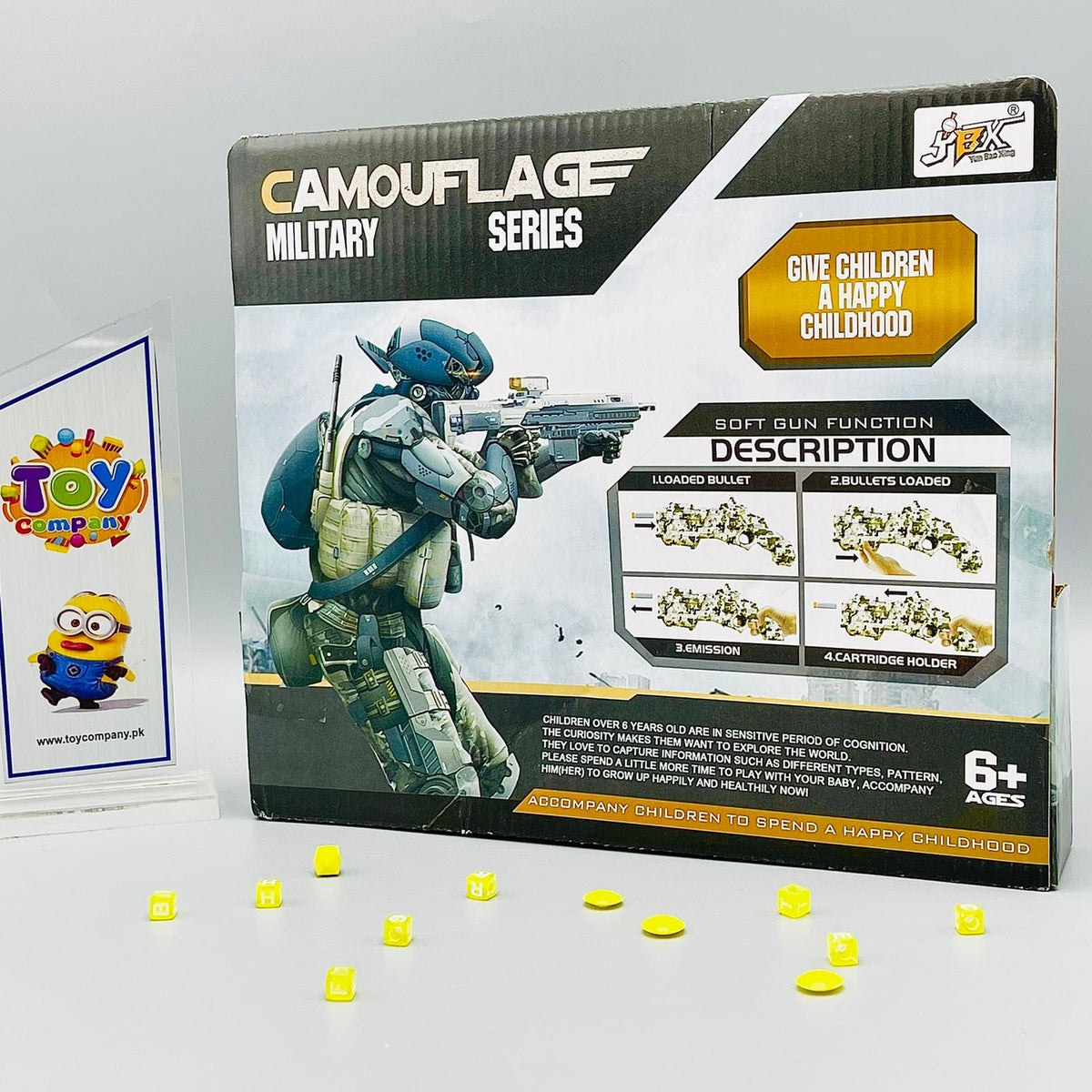 Comuflage Army Soft Bullet Nerf Gun