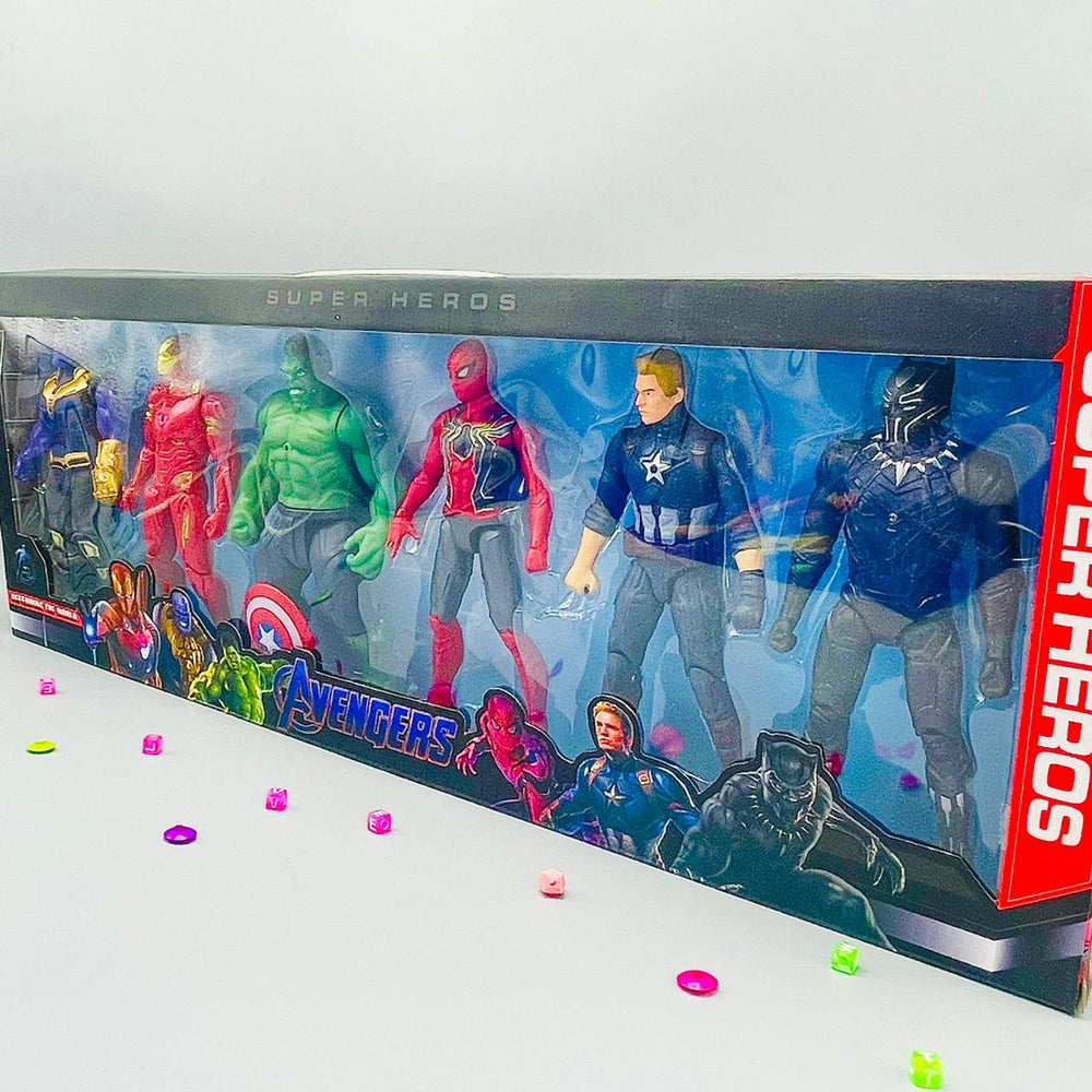 Superhero Action Figures - 6 PCS