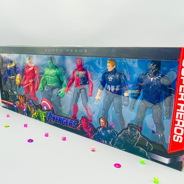 Superhero Action Figures - 6 PCS
