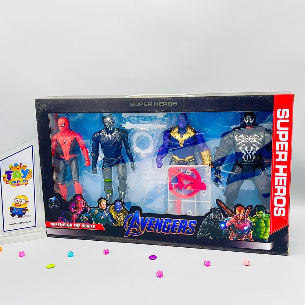 Realistic Superhero Action Figures - 4 PCS
