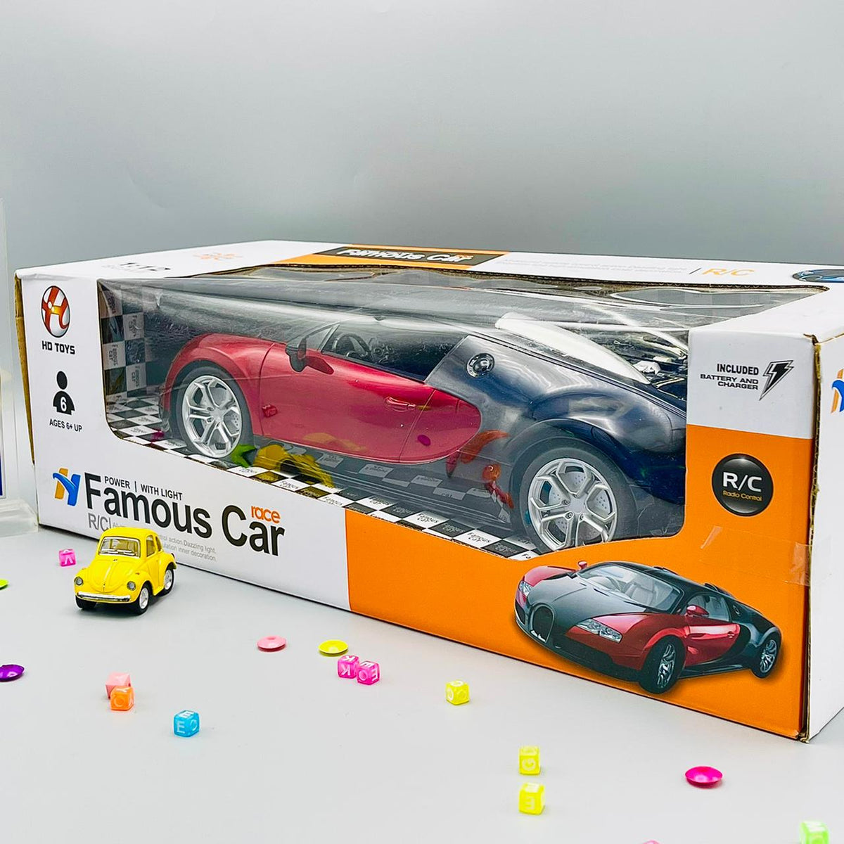 1:12 Scale 3D Light Famous Remote Control Car