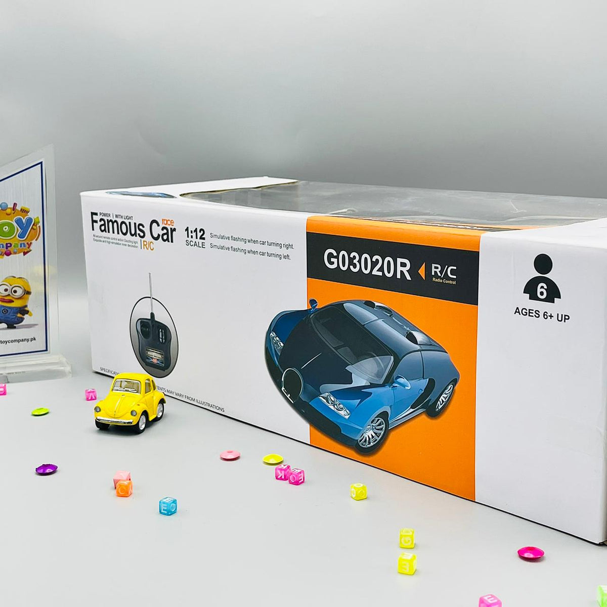 1:12 Scale 3D Light Famous Remote Control Car