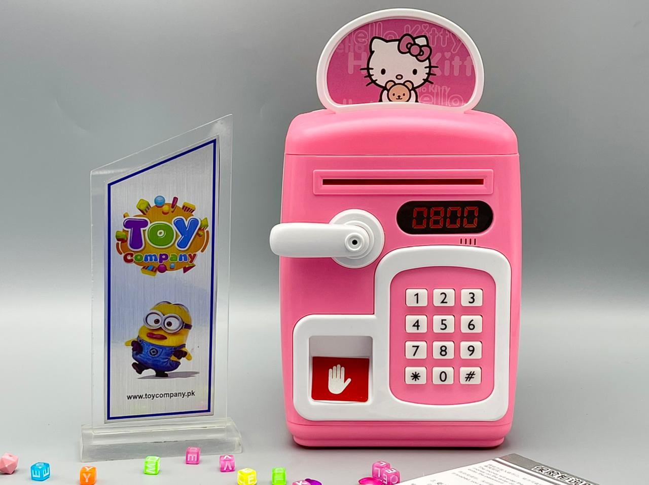 Premium Quality Hello Kitty Piggy Bank ATM with Finger Print