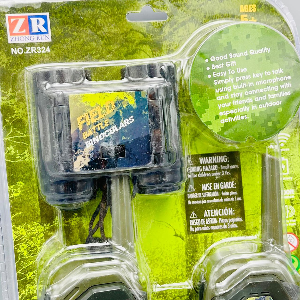 Field Battle Walkie Talkie with Binoculars