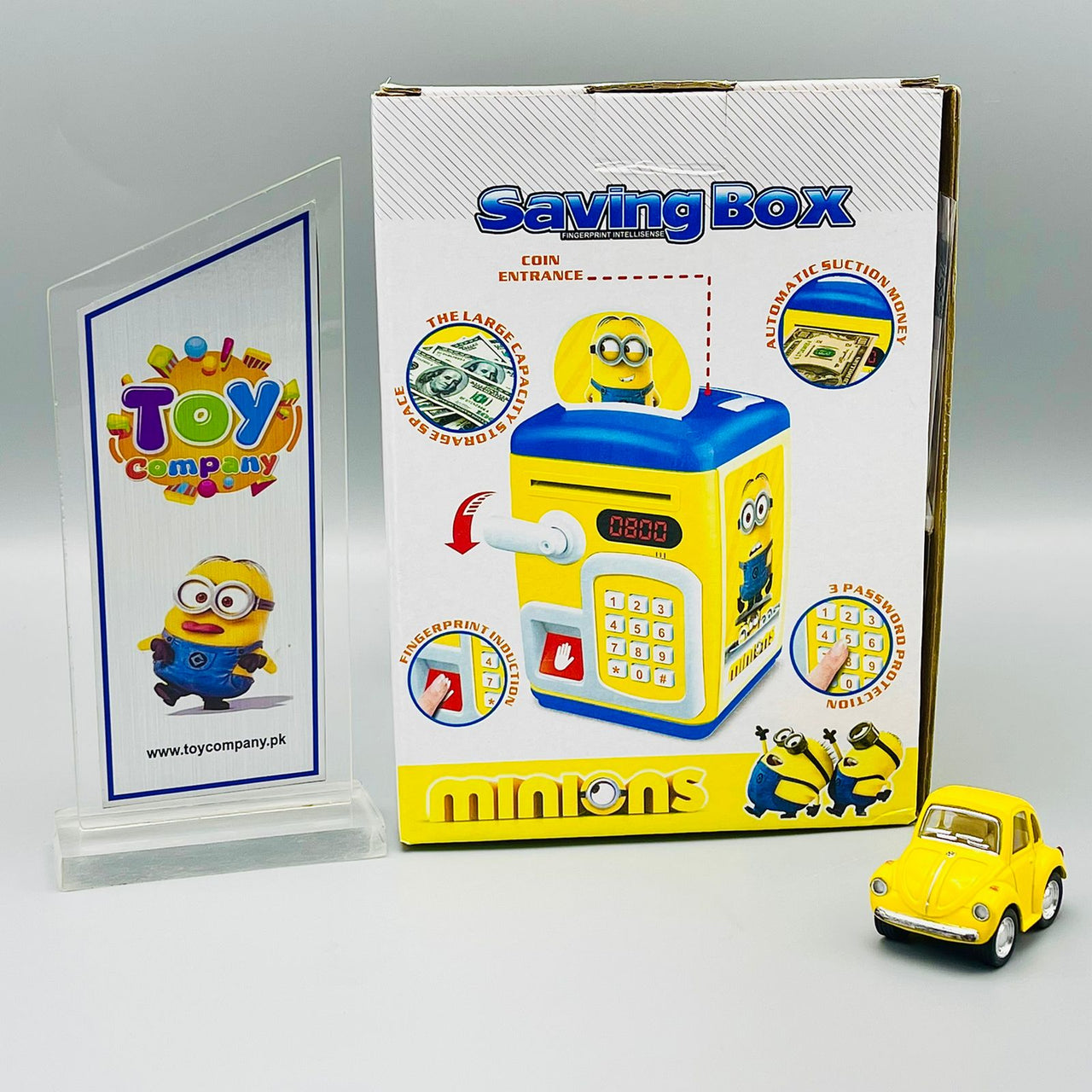 Premium Quality Minion Piggy Bank ATM with Finger Print
