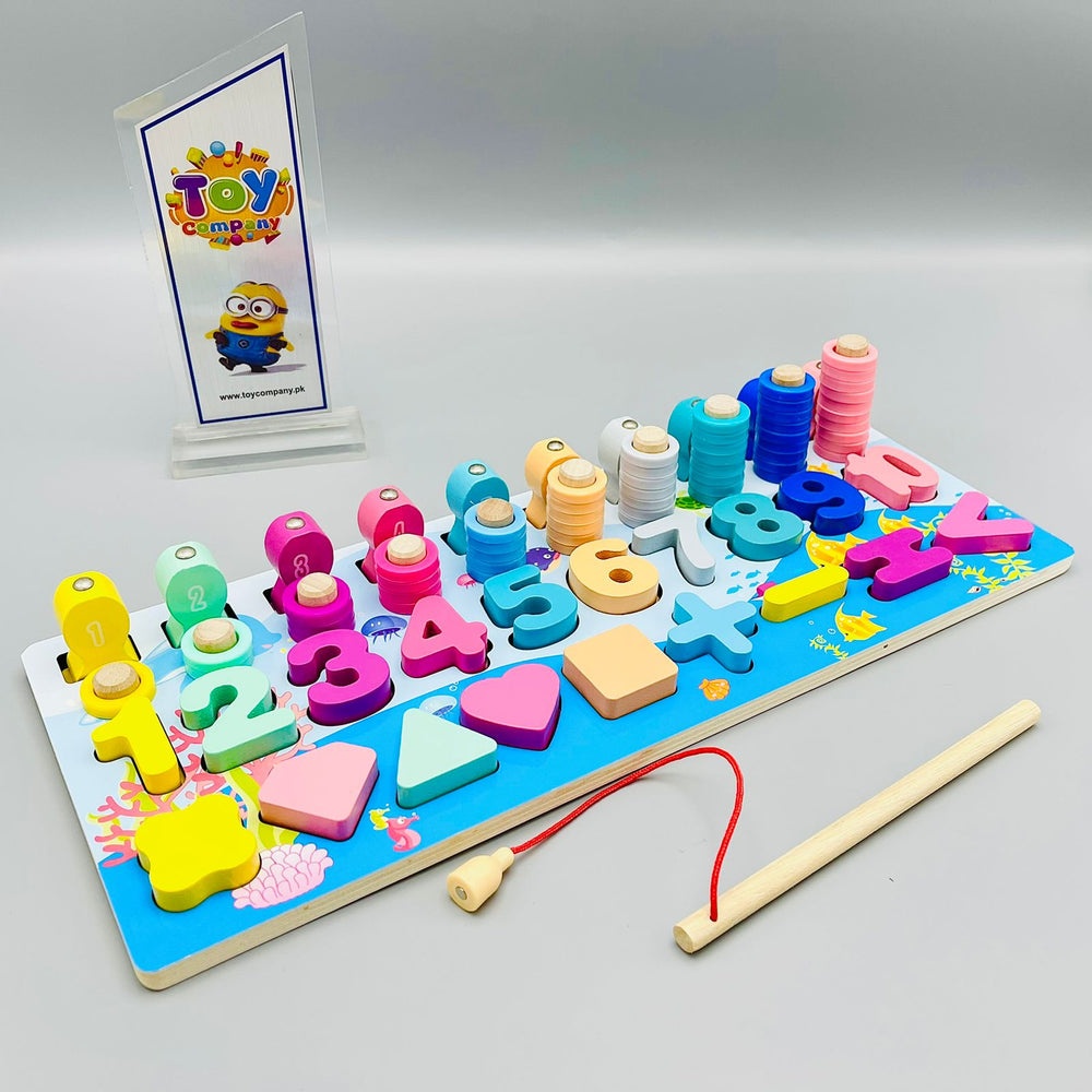 6in1 Wooden Montessori Math Toy