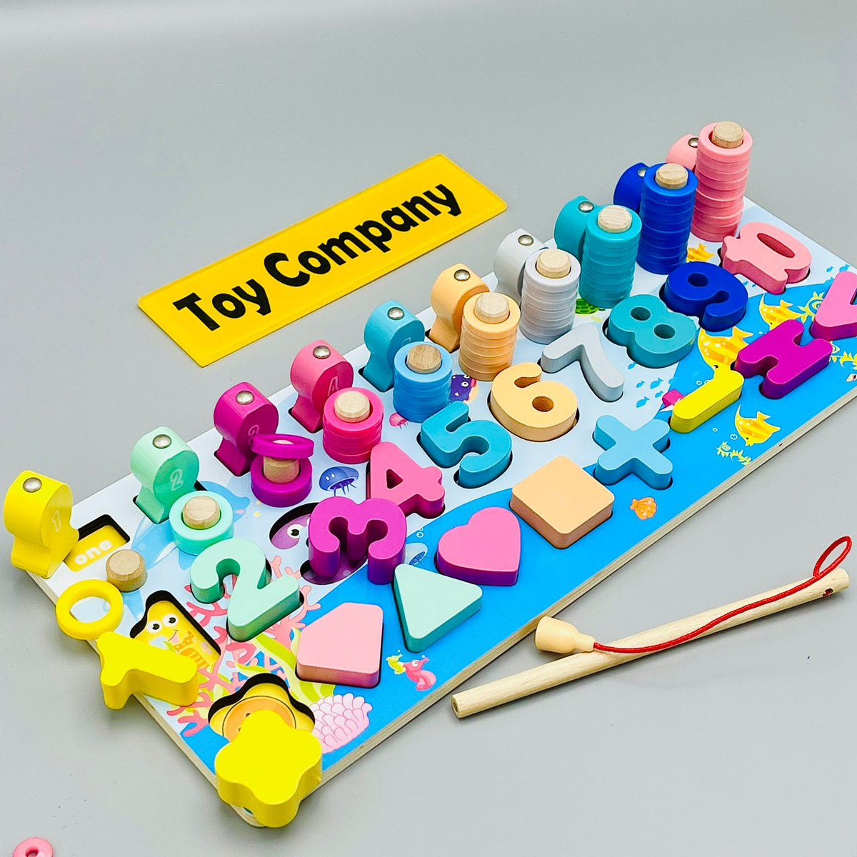 6in1 Wooden Montessori Math Toy
