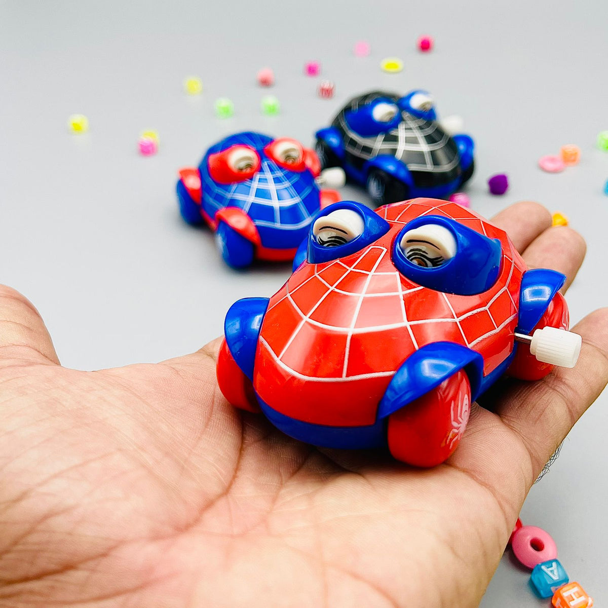 Friction Spider Car Wind-up Toy