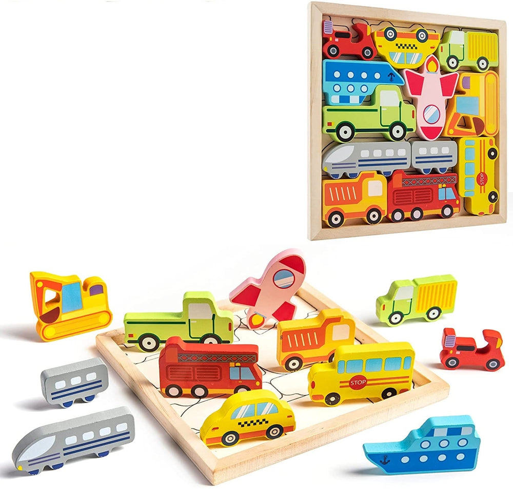 3D Wooden DIY Assembling Puzzle Game - Assortment