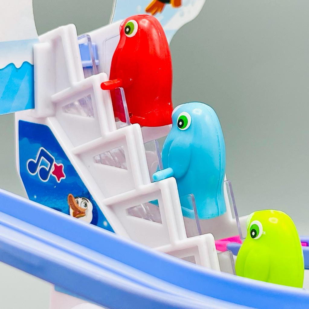 Funny Penguin Chase & Race Track Set - Large