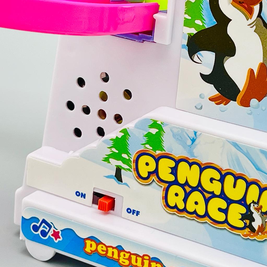 Funny Penguin Chase & Race Track Set - Large