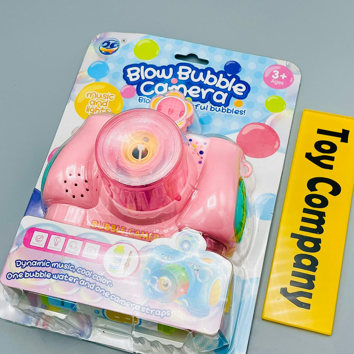 Bubble Camera Toys with Bottle Blowing Bubbles