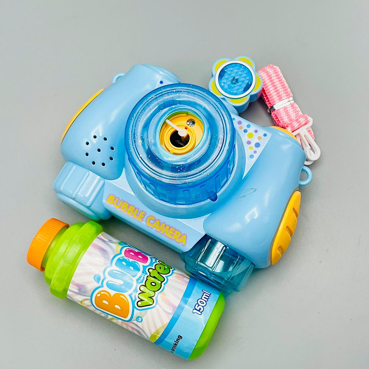 Bubble Camera Toys with Bottle Blowing Bubbles