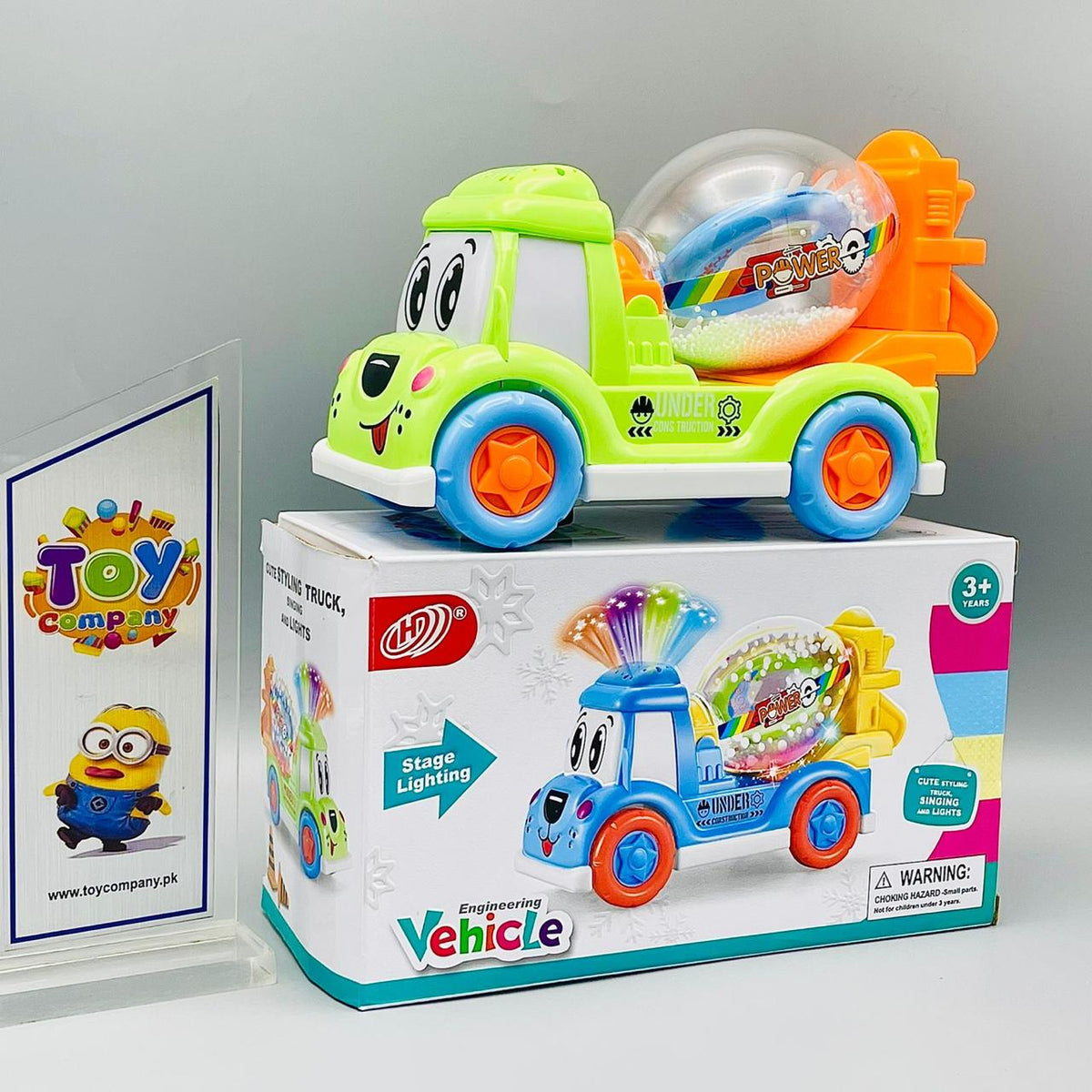 Cartoon Truck Toy with Light and Music