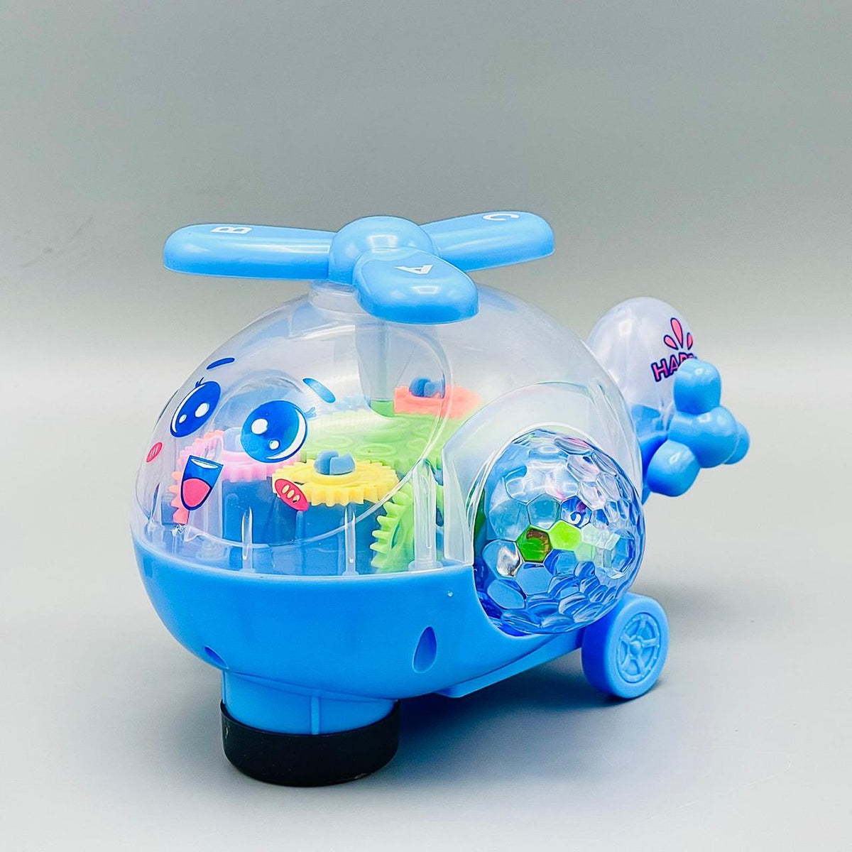 Gear Helicopter Toy-Transparent Body