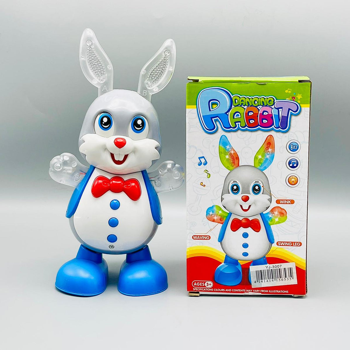 Dancing Rabbit with Music & Flashing Lights
