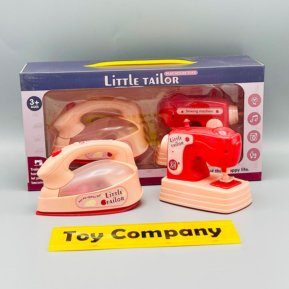 Little Tailor 2 IN 1 Musical Iron & Sewing Machine Playset