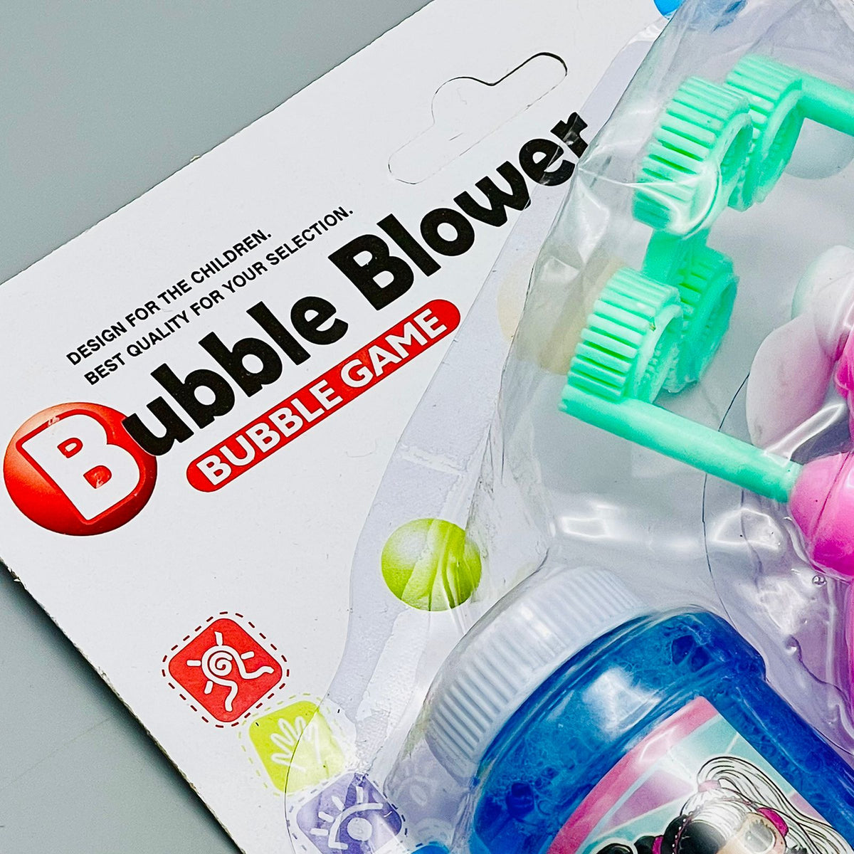 Bubble Gun Shooter Toy Blaster -Fan Blowing Bubble Gun