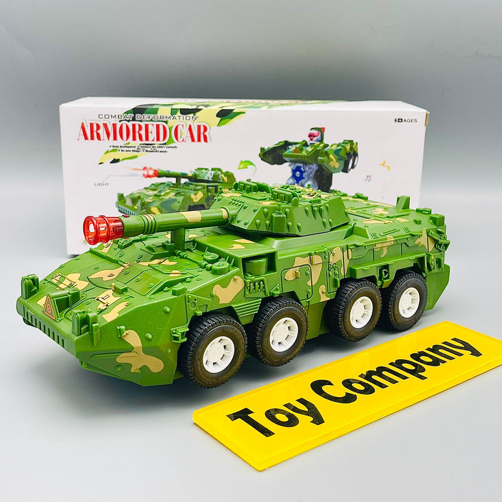 Automatic Deformation  2-In-1 transform tank to robot