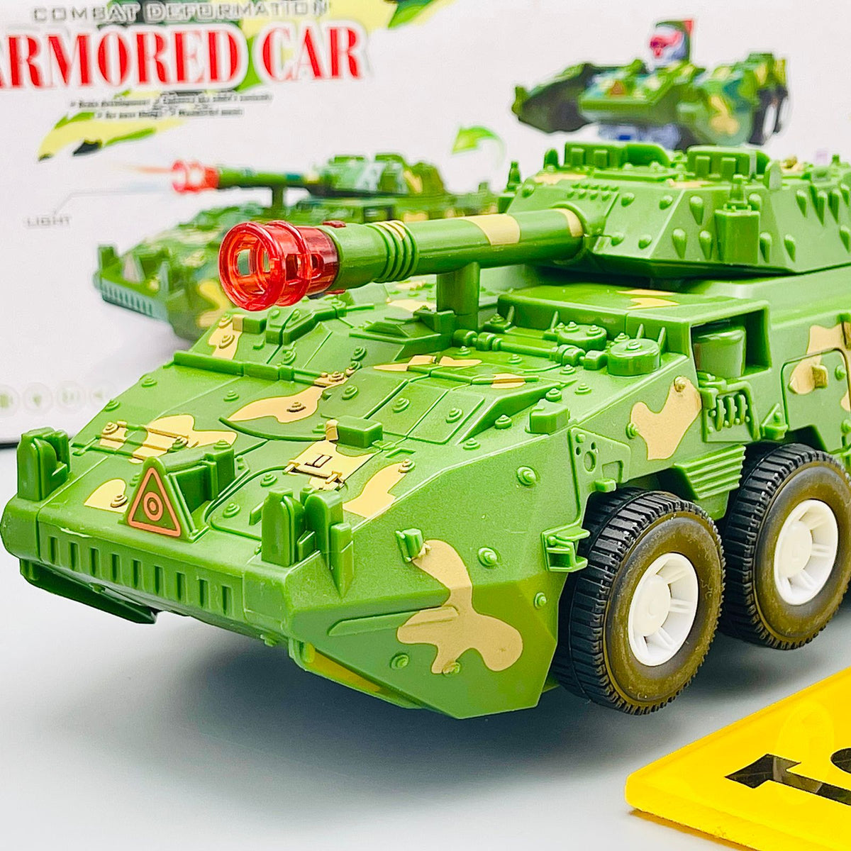 Automatic Deformation  2-In-1 transform tank to robot