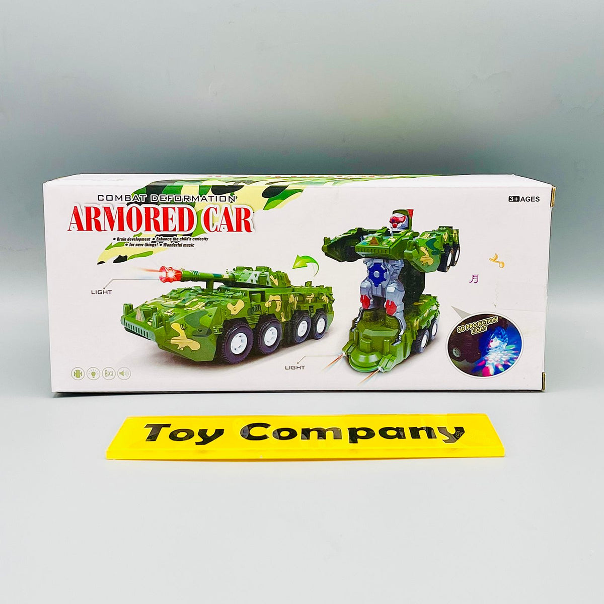 Automatic Deformation  2-In-1 transform tank to robot