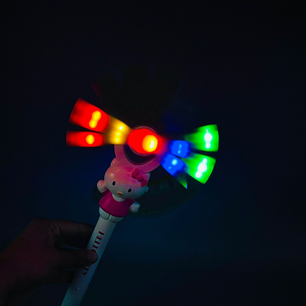 Led Light Up Windmill Toy - Glowing Magic Wand