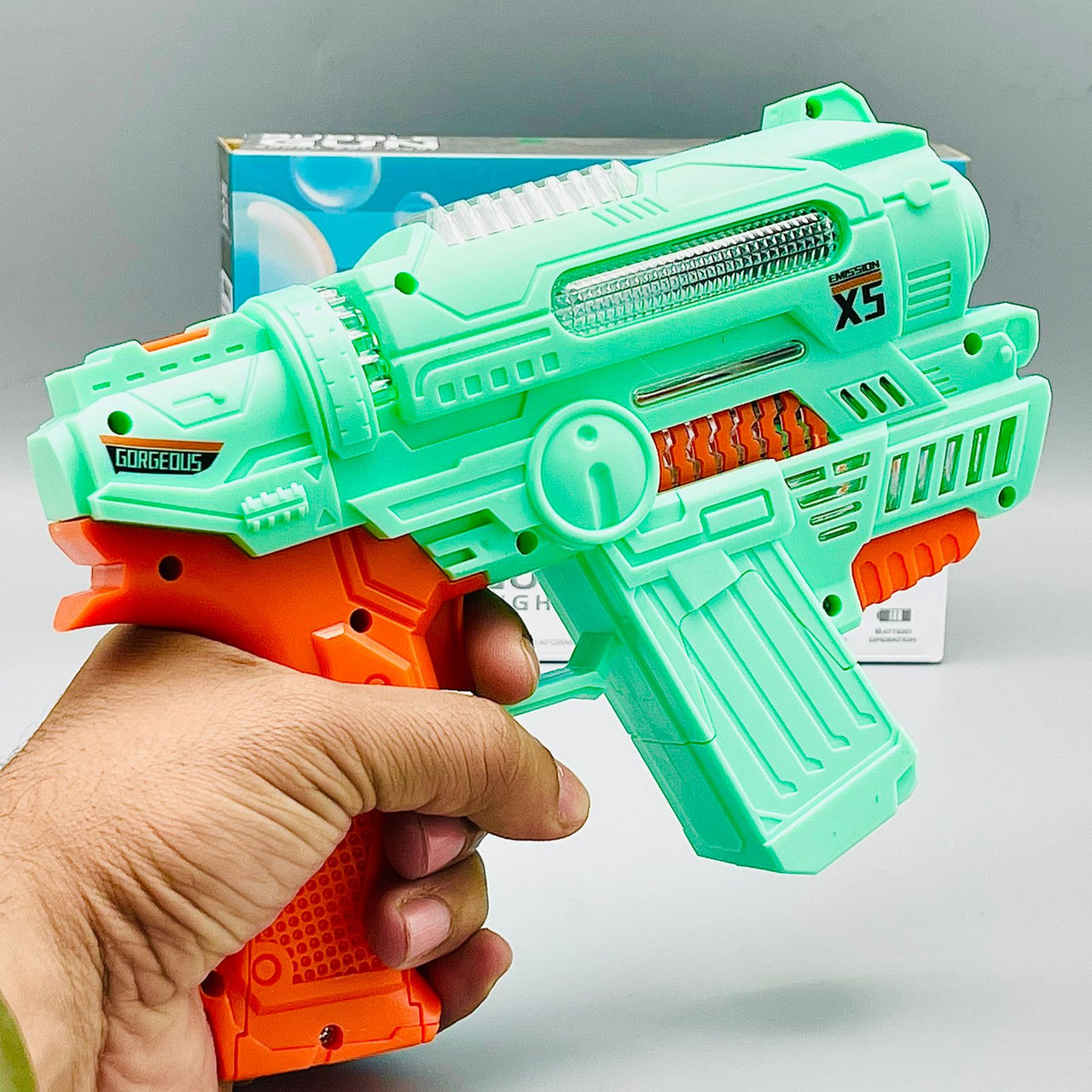 Electric Automatic Bubble Maker Gun-Magic Bubble Blower