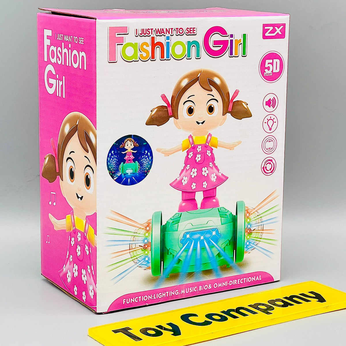 Musical Dancing Spinning Doll with Flashing Lights