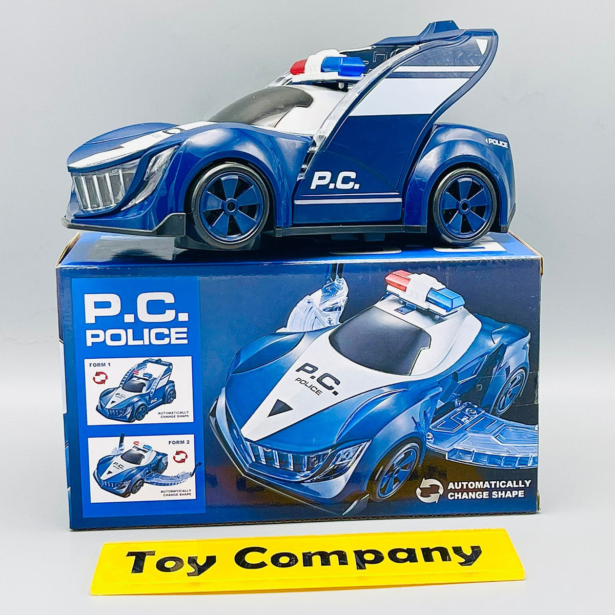 Police Car Automatic Change Shape with Light